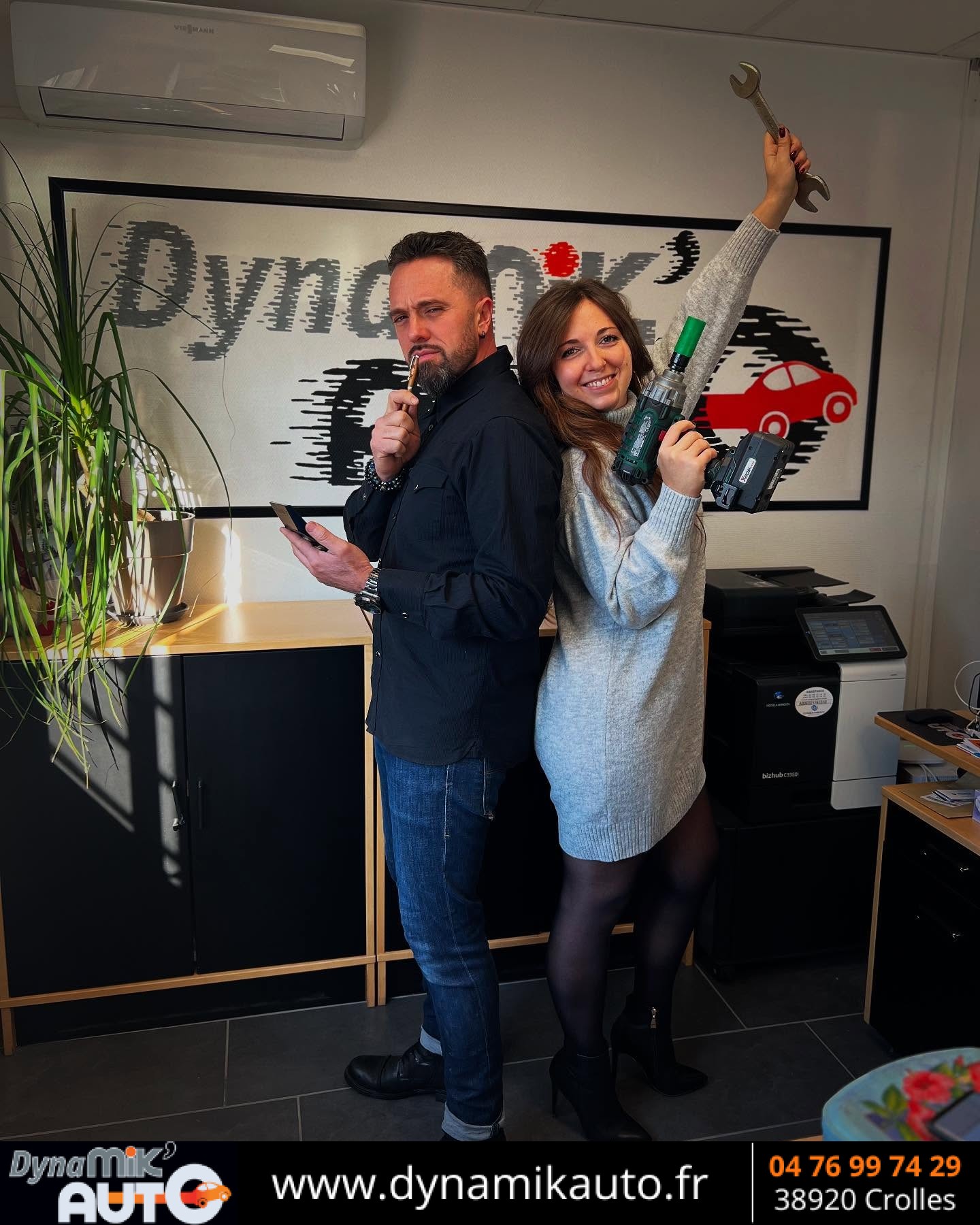 Chez Dynamik’Auto, on fait tout à deux… et toujours avec passion !